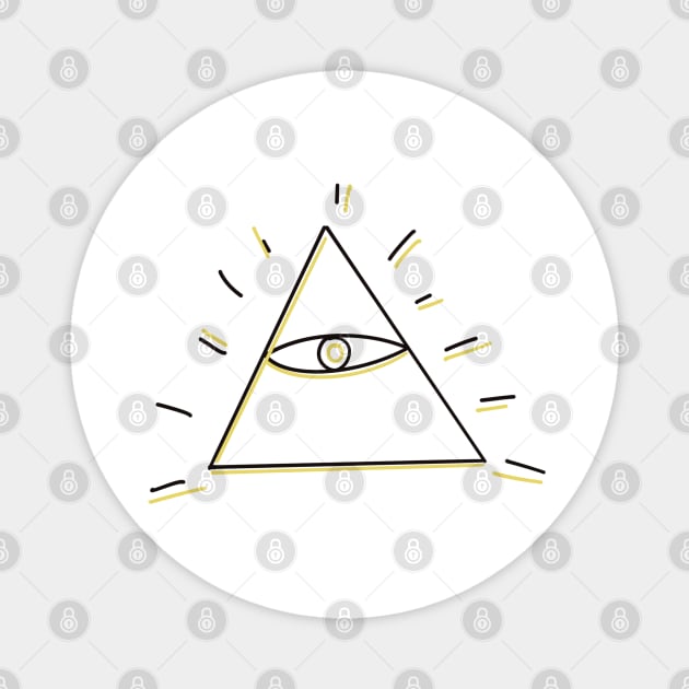 Illuminati Magnet by meghaillustration